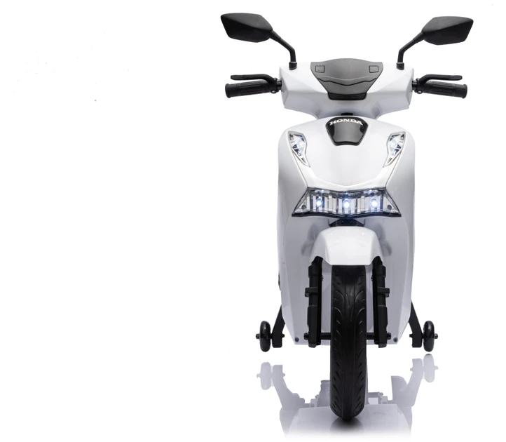 Elektrinis motoroleris Honda SH125i su LED šviesomis ir Bluetooth, vaikams nuo 3 metų, juodas