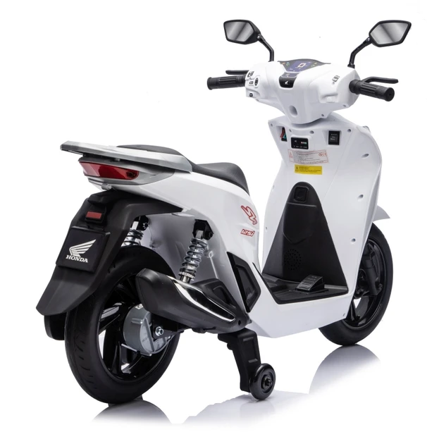 Elektrinis motoroleris Honda SH125i su LED šviesomis ir Bluetooth, vaikams nuo 3 metų, juodas