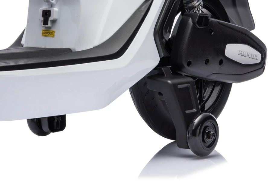 Elektrinis motoroleris Honda SH125i su LED šviesomis ir Bluetooth, vaikams nuo 3 metų, juodas
