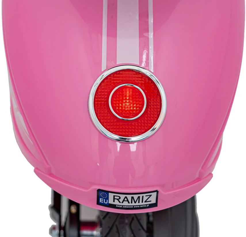 Bili Bike Elektrinis retro stiliaus paspirtukas su 350W varikliu, vaikams nuo 6 metų, cianas
