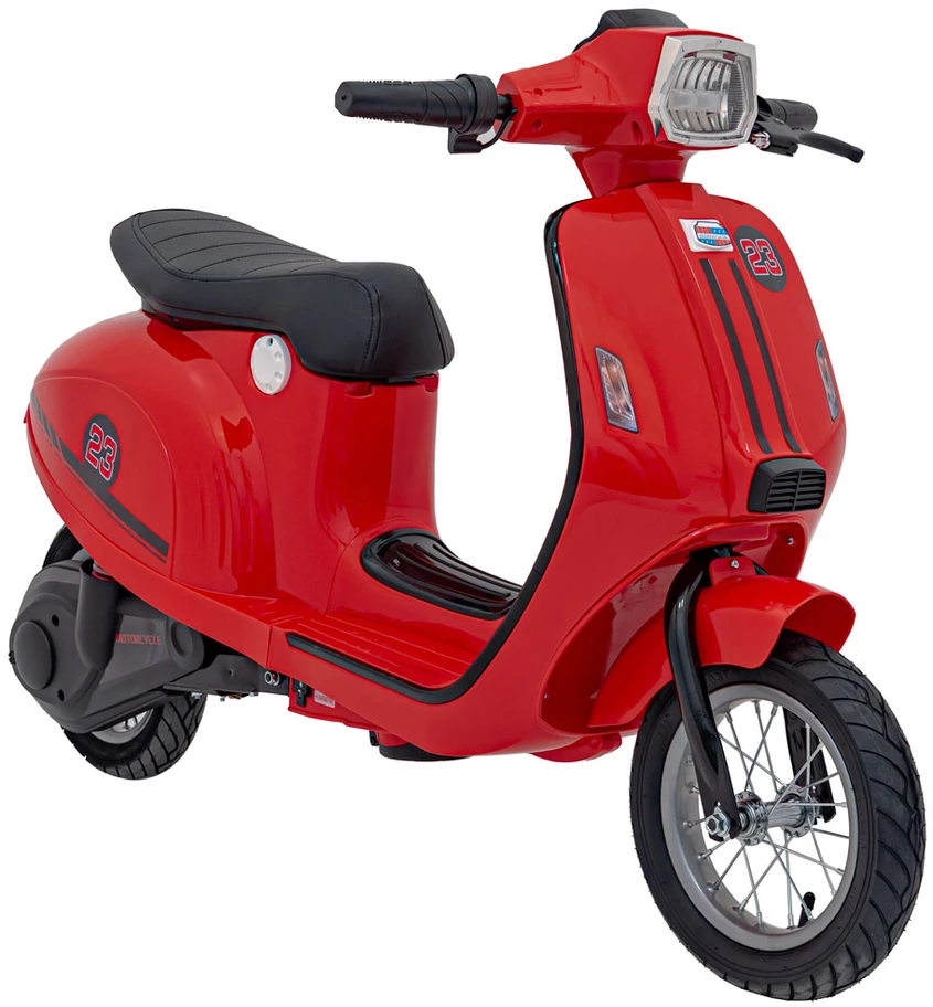 Bili Bike Elektrinis motoroleris Retro 23, Raudona