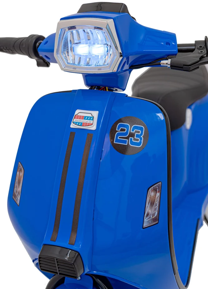 Ramiz Mėlyna Elektrinis motoroleris Retro 23, Mėlyna