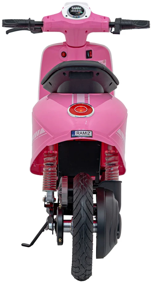 Bili Bike Elektrinis retro stiliaus paspirtukas su 350W varikliu, vaikams nuo 6 metų, cianas