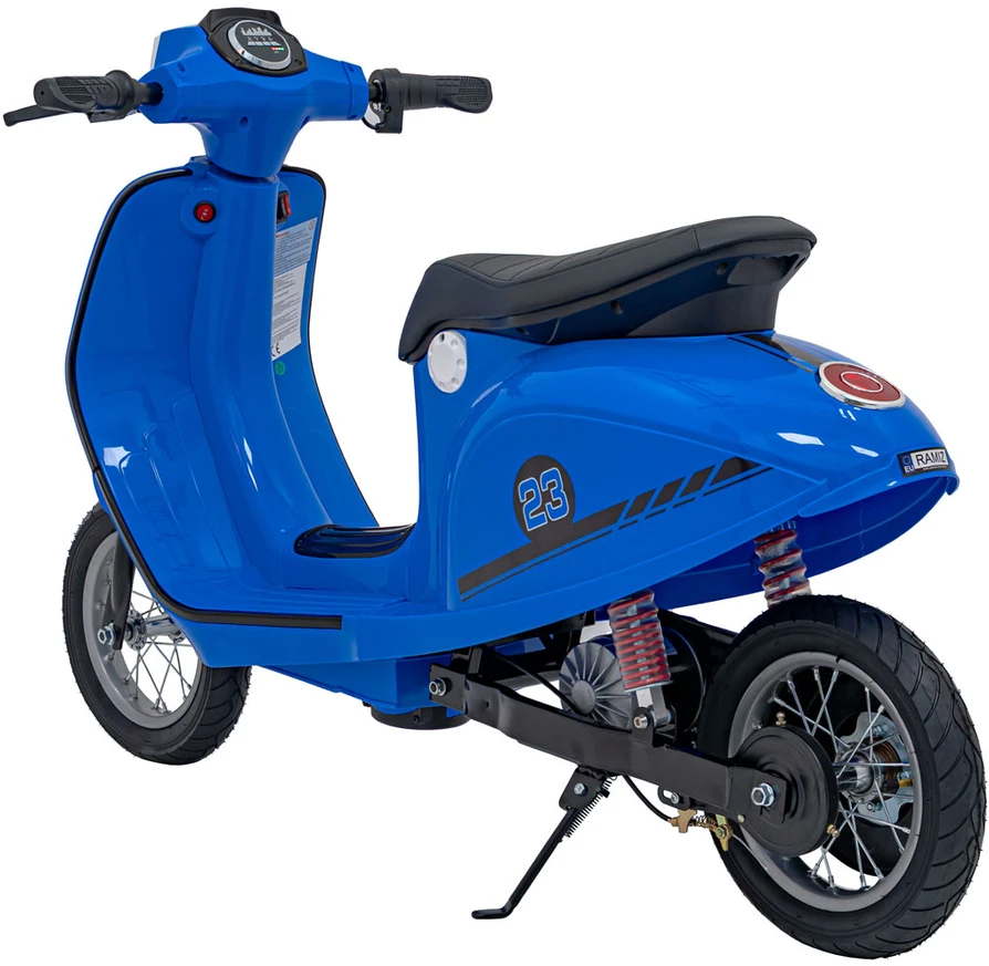 Ramiz Mėlyna Elektrinis motoroleris Retro 23, Mėlyna
