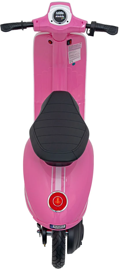 Bili Bike Elektrinis retro stiliaus paspirtukas su 350W varikliu, vaikams nuo 6 metų, cianas