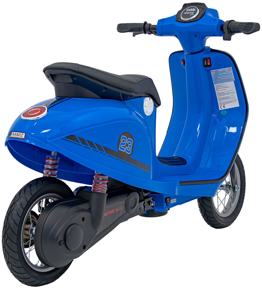 Ramiz Mėlyna Elektrinis motoroleris Retro 23, Mėlyna
