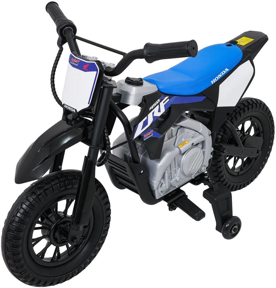 Elektrinis vaikiškas motociklas Honda CFR450R, reguliuojama greitis, nuo 3 metų
