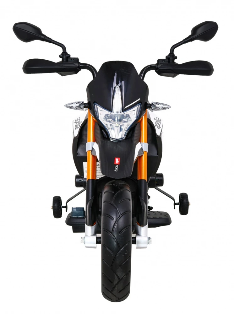 Ramiz Elektrinis vaikų motoroleris 2x12V, 2 pavaros, muzika, nuo 3 metų, juodas