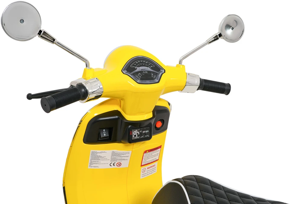 Elektrinis motoroleris Vespa ROMA, Geltona