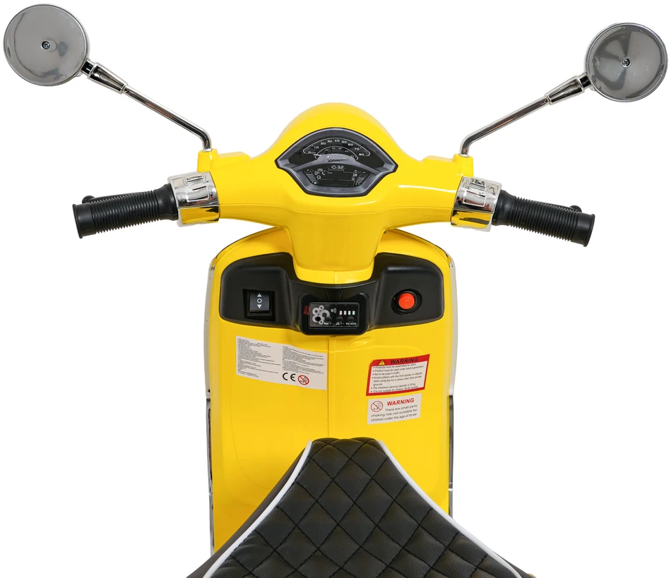 Elektrinis motoroleris Vespa ROMA, Geltona