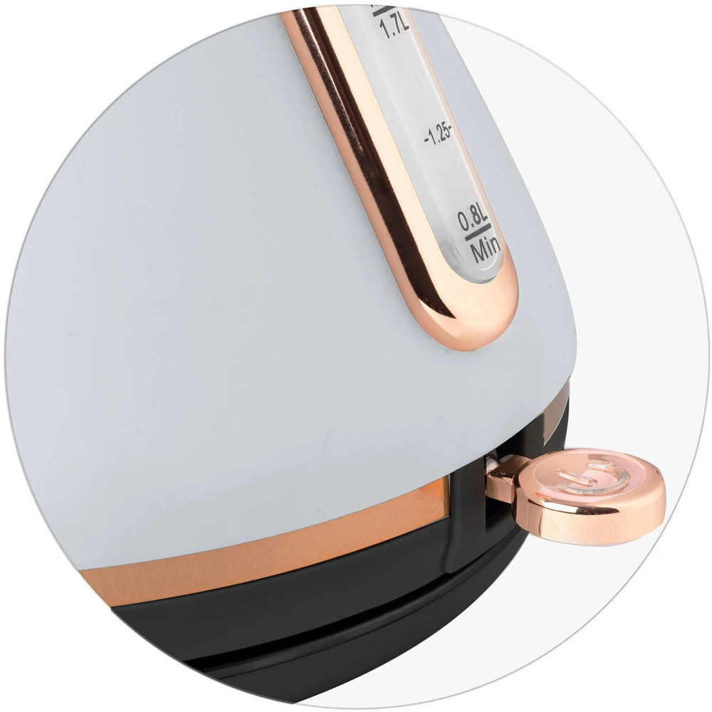 Berdsen Elektrinis virdulys su termometru 1,7 l BD-701 - pilkas