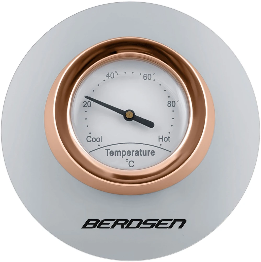 Berdsen Elektrinis virdulys su termometru 1,7 l BD-701 - pilkas