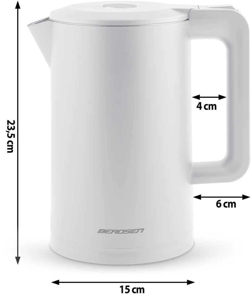 Berdsen BD-710 elektrinis virdulys 1,7 l, baltas