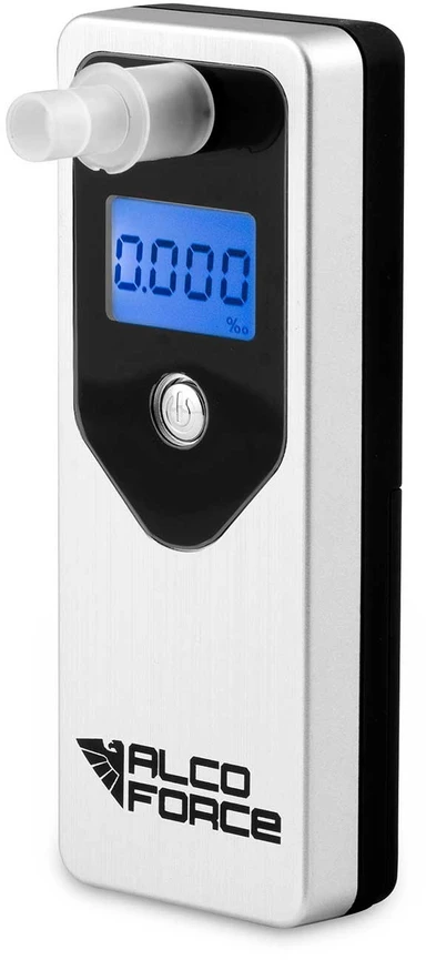 Alkotesteris Elektrocheminis alkoholio matuoklis AlcoForce EVO-Sidabrinis