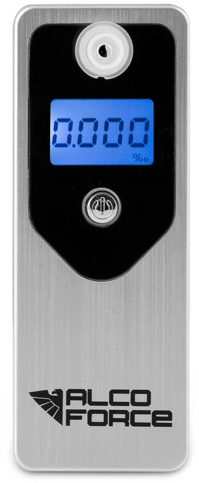 Alkotesteris Elektrocheminis alkoholio matuoklis AlcoForce EVO-Sidabrinis