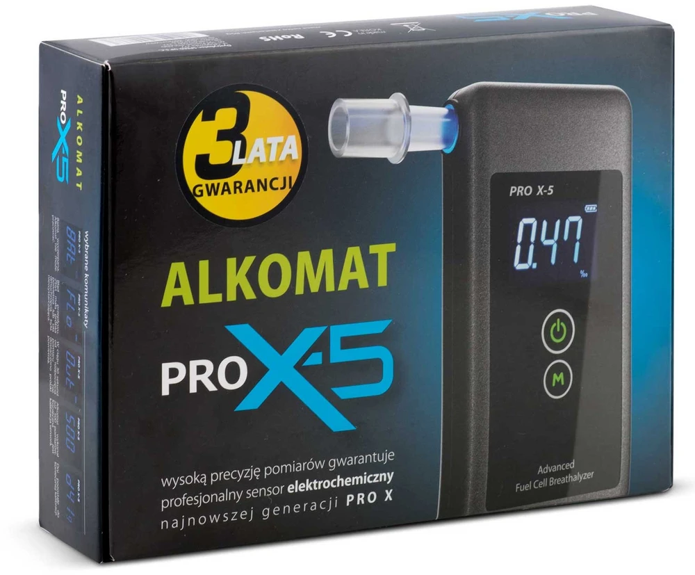 Alkotesteris Alcofind Promiler PRO X-5