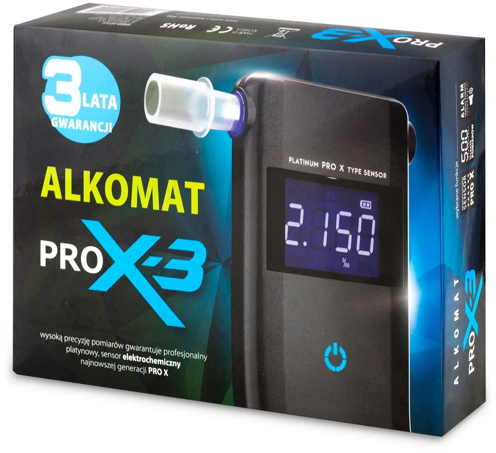 Alkotesteris Alcofind Promiler PRO X-3