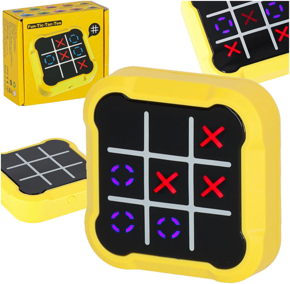 Dėlionė Elektroninis galvosūkių žaidimas kryžiukai nuliukai „Tic Tac Toe“