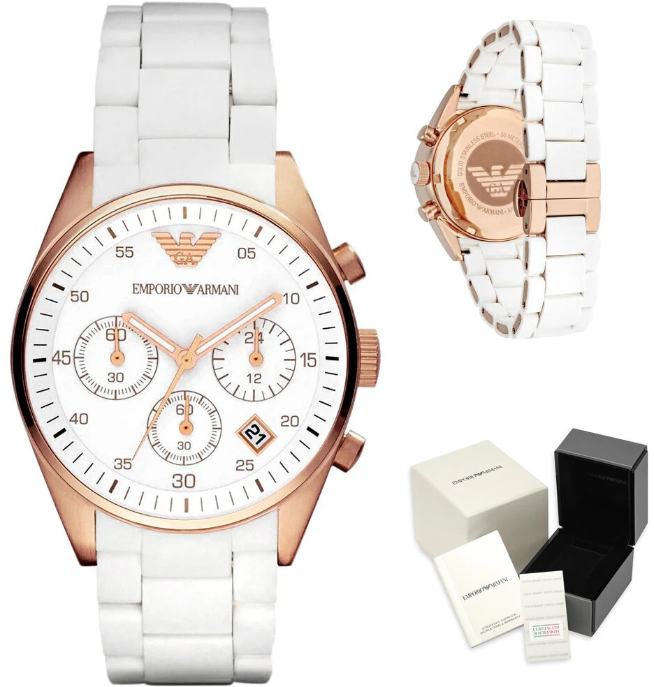 EMPORIO ARMANI AR5920 SPORTINIS UNISEX LAIKRODIS + DĖŽUTĖ (zi536b)