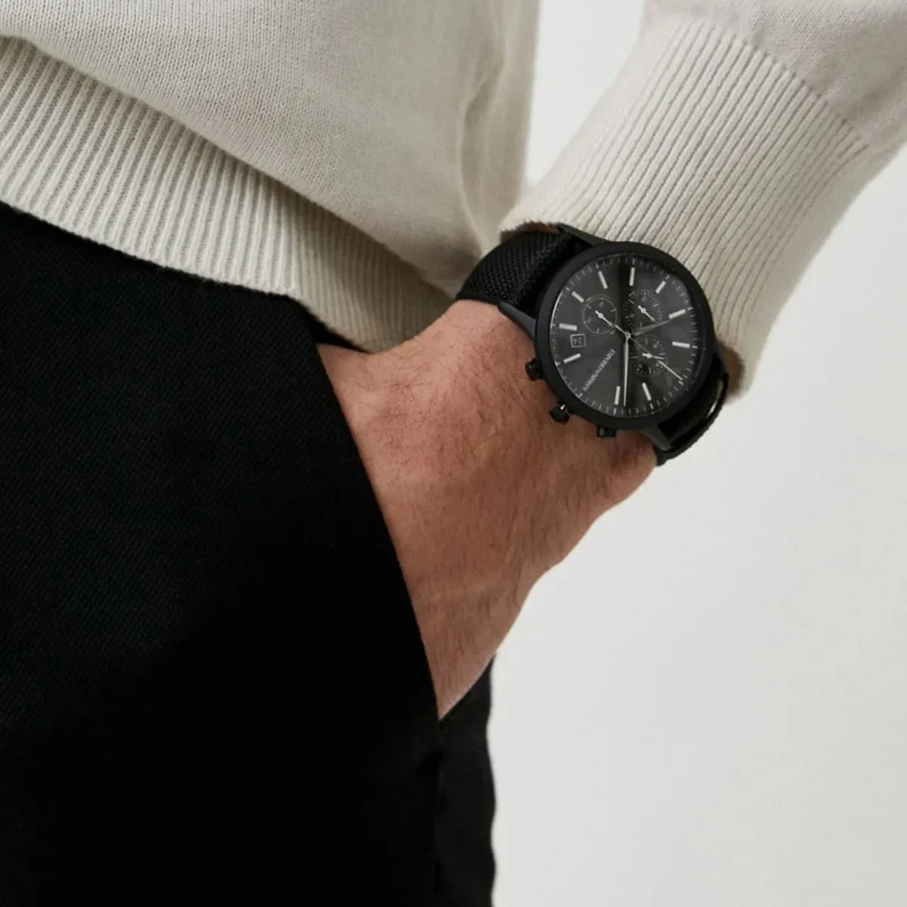 Vyriškas laikrodis Emporio Armani AR11457 RENATO CHRONO(zi052a)