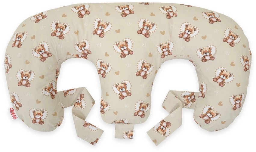 Dvynių žindymo pagalvė su meškučiais Teddy Love“