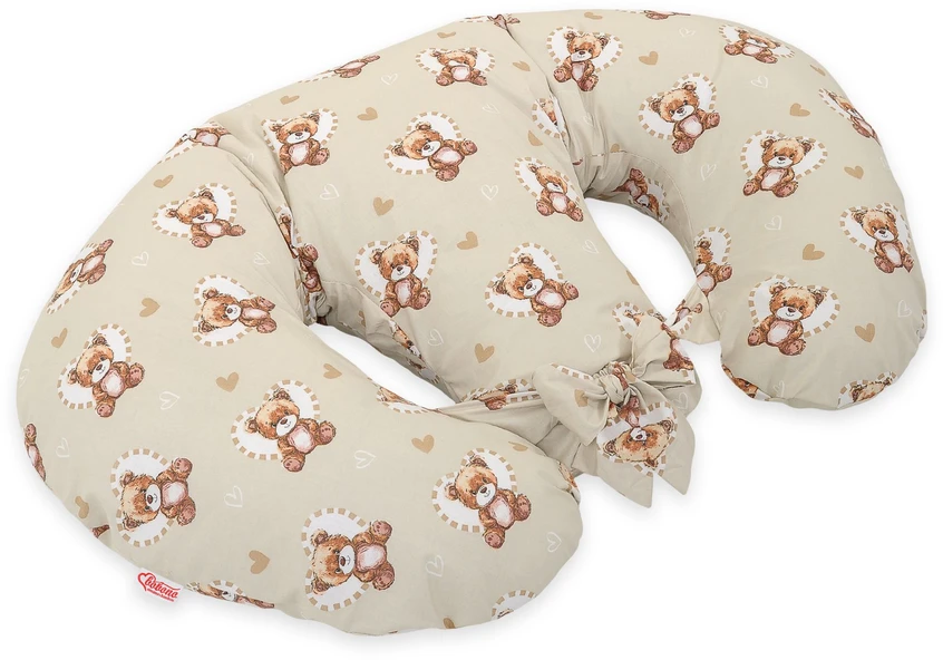 Dvynių žindymo pagalvė su meškučiais Teddy Love“
