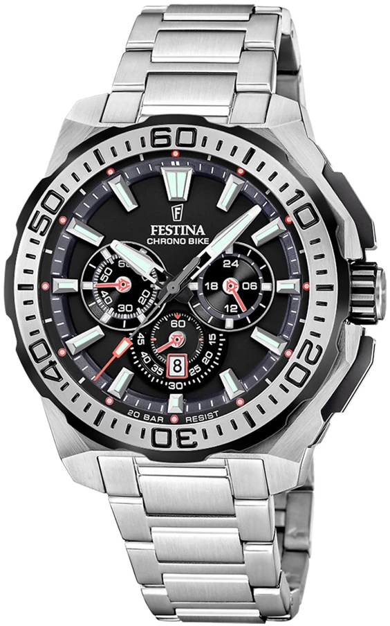 Festina Chrono Bike F20724/7 Vyriškas Laikrodis Nardymo Laikrodis Chronografas