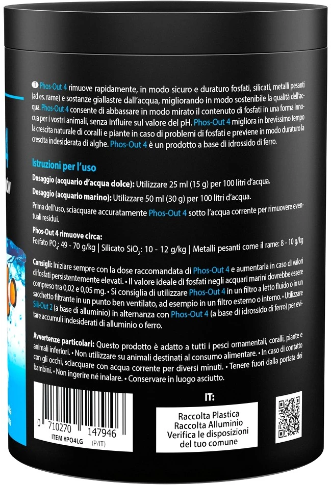 Filtravimo medžiaga ARKA Microbe-Lift Phos-Out4 1000 ml