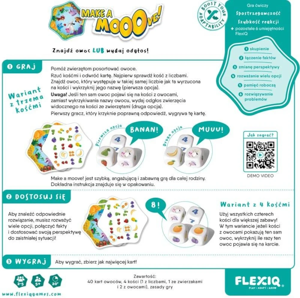 Flexiq Inovatyvi edukacinė stalo žaidimo dėlionė „Listonosas“ vaikams nuo 3 metų, lavina dėmesį ir refleksą