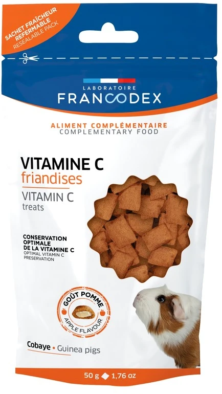 Jūrų Kiaulyčių Skanėstai - Francodex Vitamino C, 50g