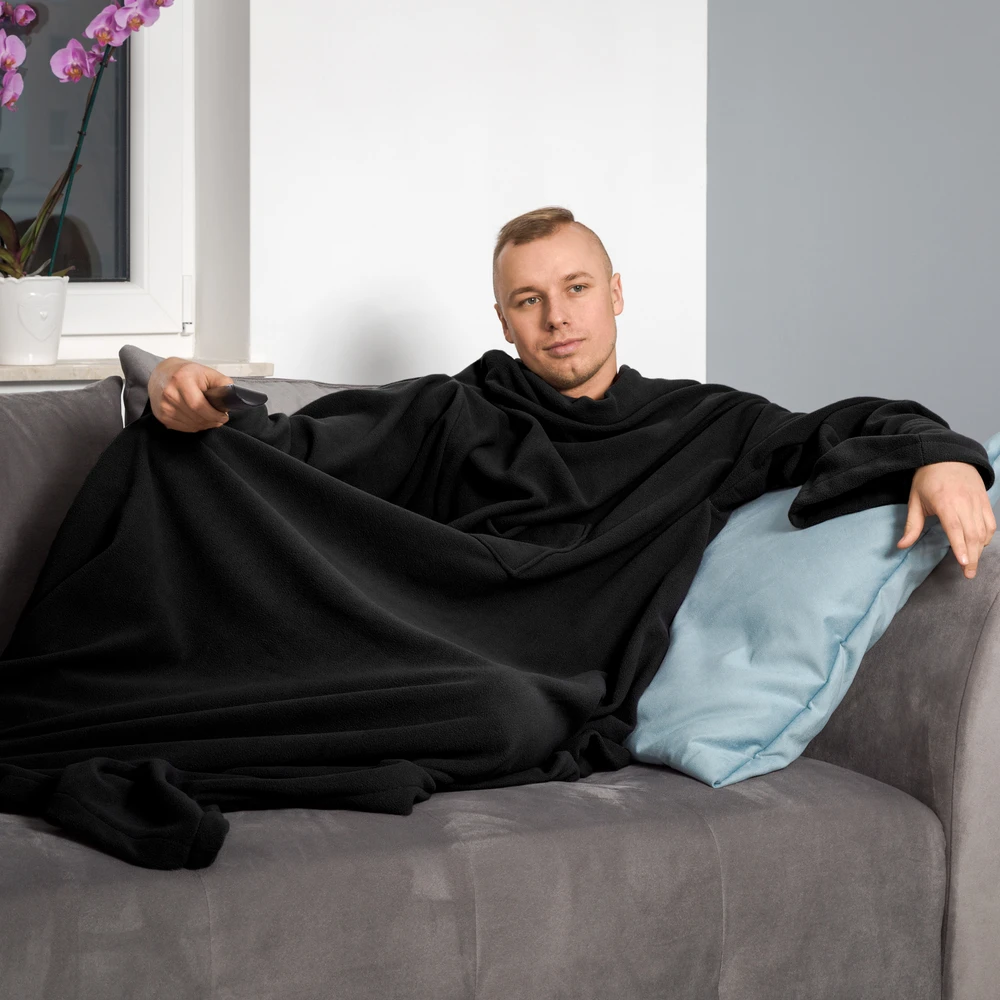 Froster Dėvima šilta antklodė su rankovėmis suaugusiems, minkšta ir patogi