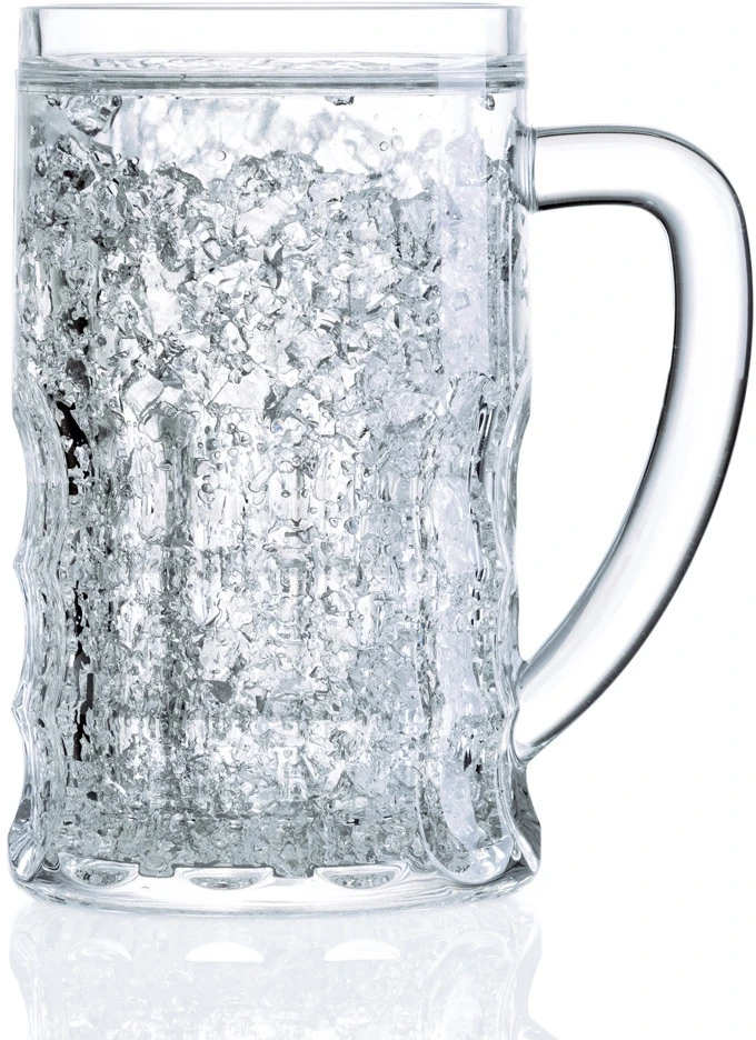 Froster Dvigubos sienelės alaus bokalas su šaldančiu užpildu, didelis talpos