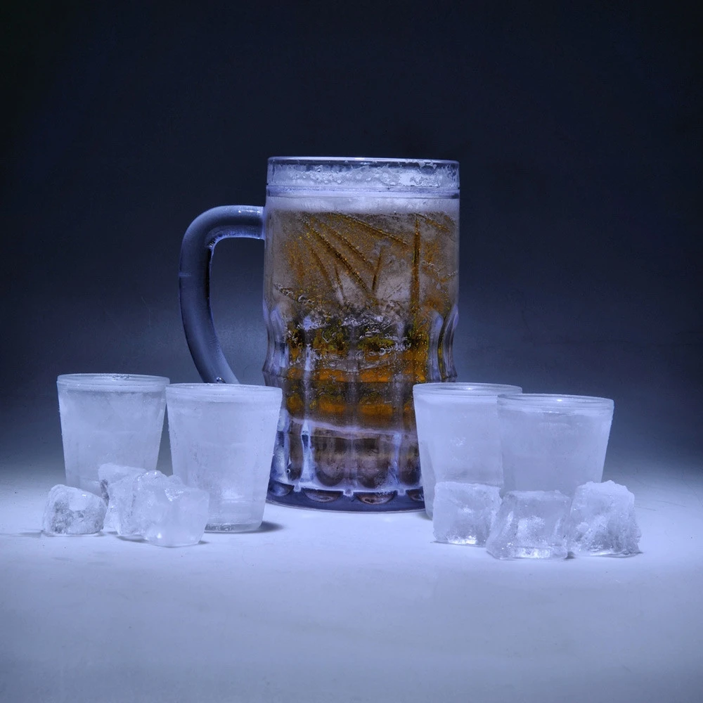 Froster Ledinis alaus bokalas iš akrilo, 650 ml.