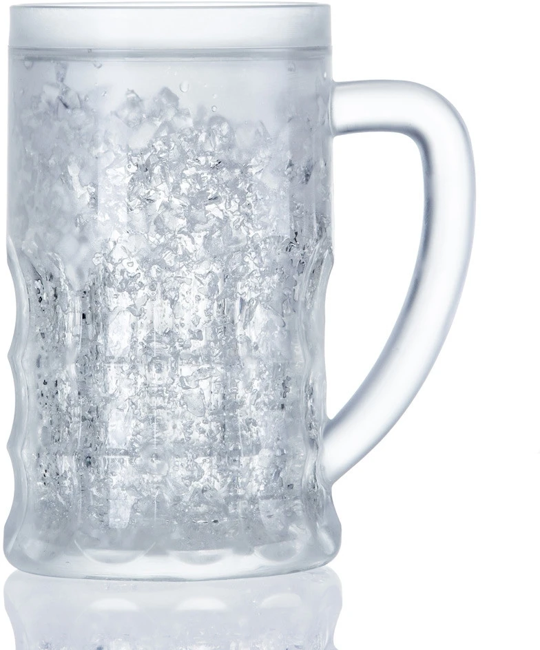 Froster Dvigubos sienelės alaus bokalas su šaldančiu užpildu, didelis talpos