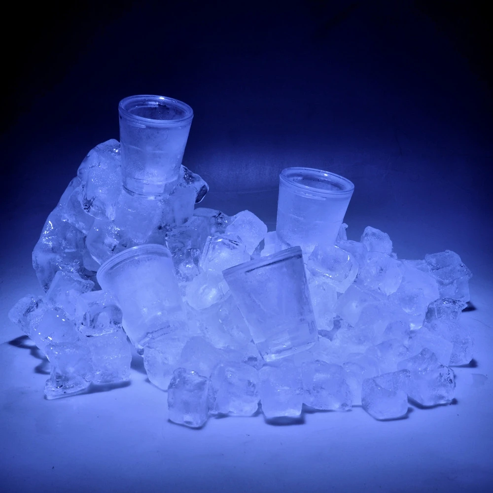 Froster Dvigubų sienelių šalto alkoholio taurelės su užpildymu, 50 ml, vyrams, patvarios