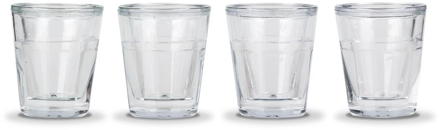Froster Dvigubų sienelių šalto alkoholio taurelės su užpildymu, 50 ml, vyrams, patvarios