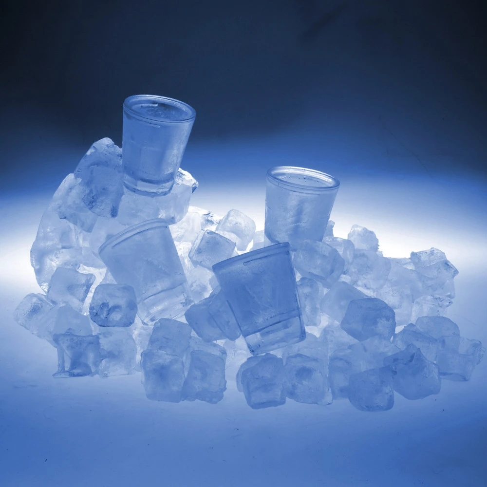 Froster Dvigubų sienelių šalto alkoholio taurelės su užpildymu, 50 ml, vyrams, patvarios