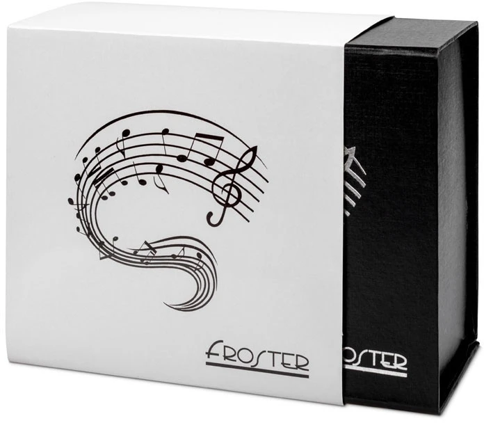Froster Elegantiška muzikinio instrumento formos puodelis, muzikos mylėtojams