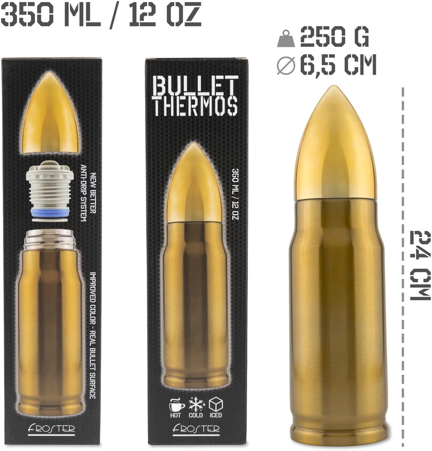 Froster Karinės tematikos dovanų rinkinys "Bullet & Grenade"