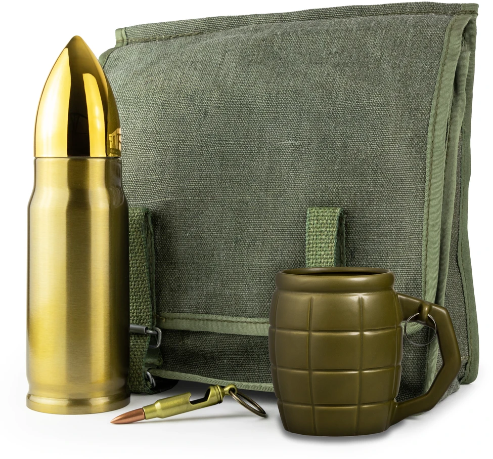 Froster Karinės tematikos dovanų rinkinys "Bullet & Grenade"