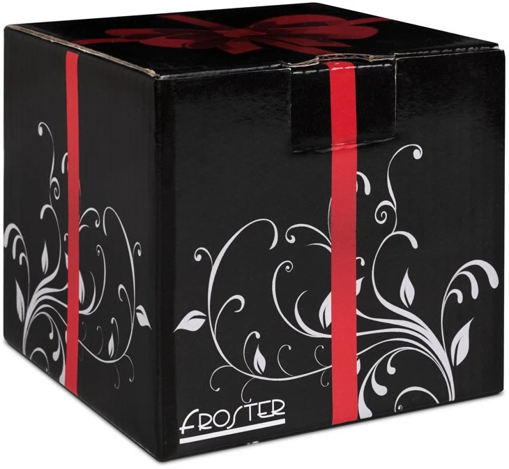 Froster Maginė puodelis su širdies atvaizdu, dovana mylimajai, 250 ml, juodas