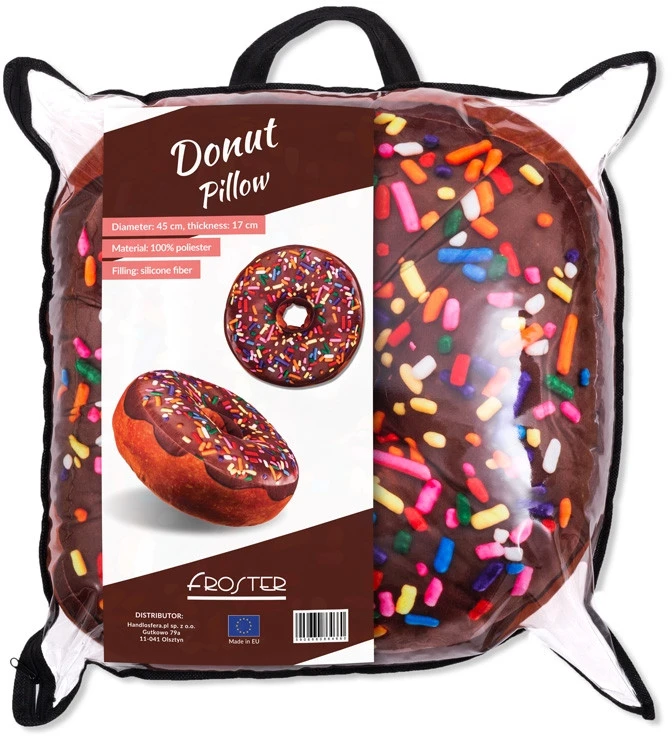Froster Pagalvė donut formos, vaikams, saugi nuo ugnies