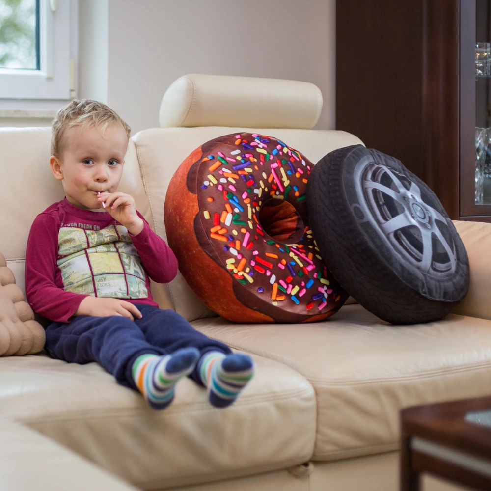Froster Pagalvė donut formos, vaikams, saugi nuo ugnies