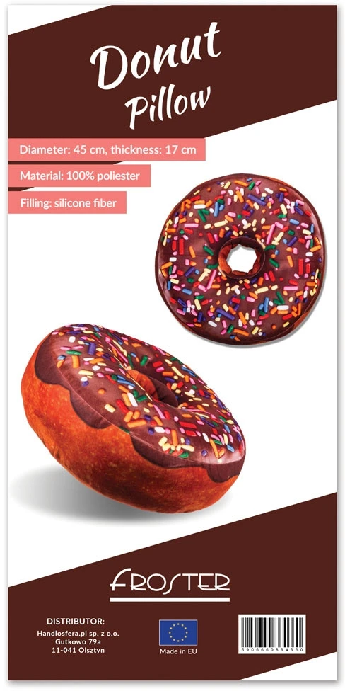 Froster Pagalvė donut formos, vaikams, saugi nuo ugnies