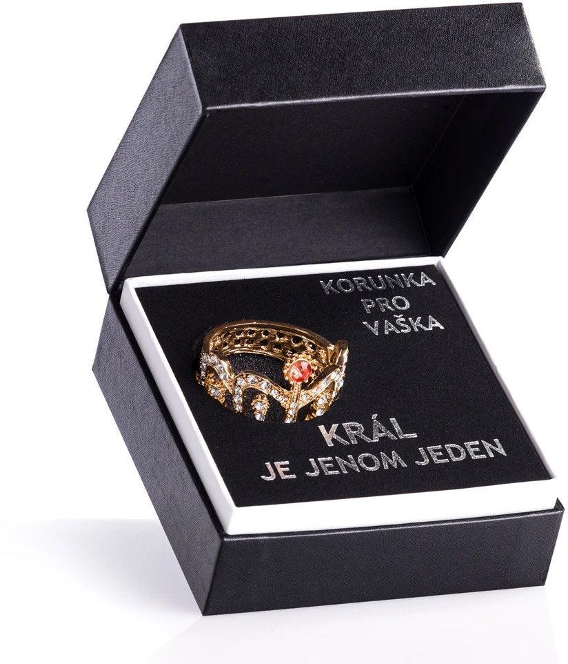 Froster Vyriška metalinė karūna vyrui, juokinga dovana, dekoracijai