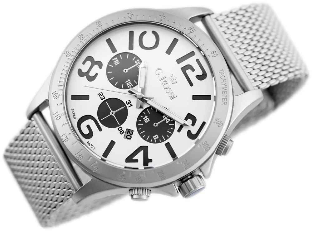 Laikrodis vyrams G. ROSSI - 11520B (zg202a) + dėžutė