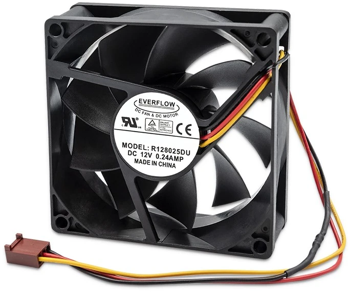 Glacialtech Qoltec tylus 12V 3PIN ventiliatorius 19dBA