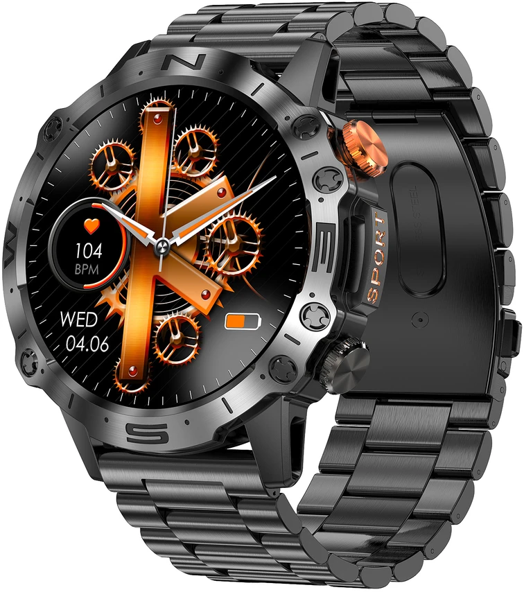 GRAVITY GT20-1 MEN'S Išmanusis laikrodis - AMOLED, ADDITIONAL BELT (sg024a)
