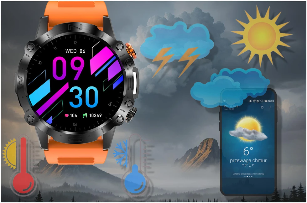 GRAVITY GT20-3 MEN'S Išmanusis laikrodis - AMOLED, ADDITIONAL BELT (sg024c)