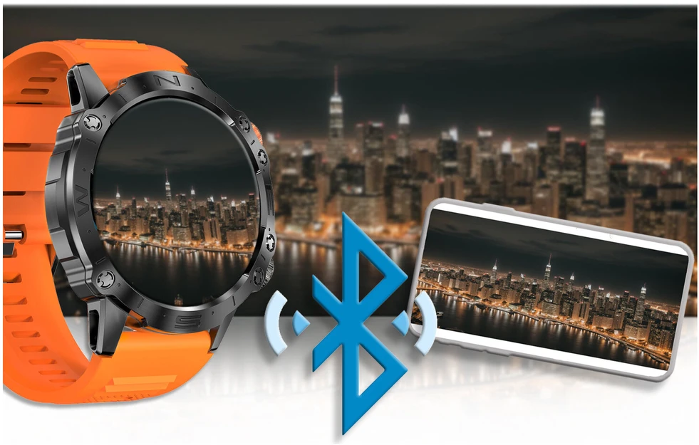 GRAVITY GT20-3 MEN'S Išmanusis laikrodis - AMOLED, ADDITIONAL BELT (sg024c)